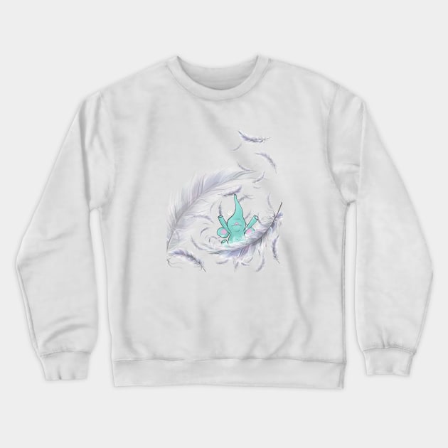 Elephant Tiffan & quill Crewneck Sweatshirt by Elephant Tiffan 